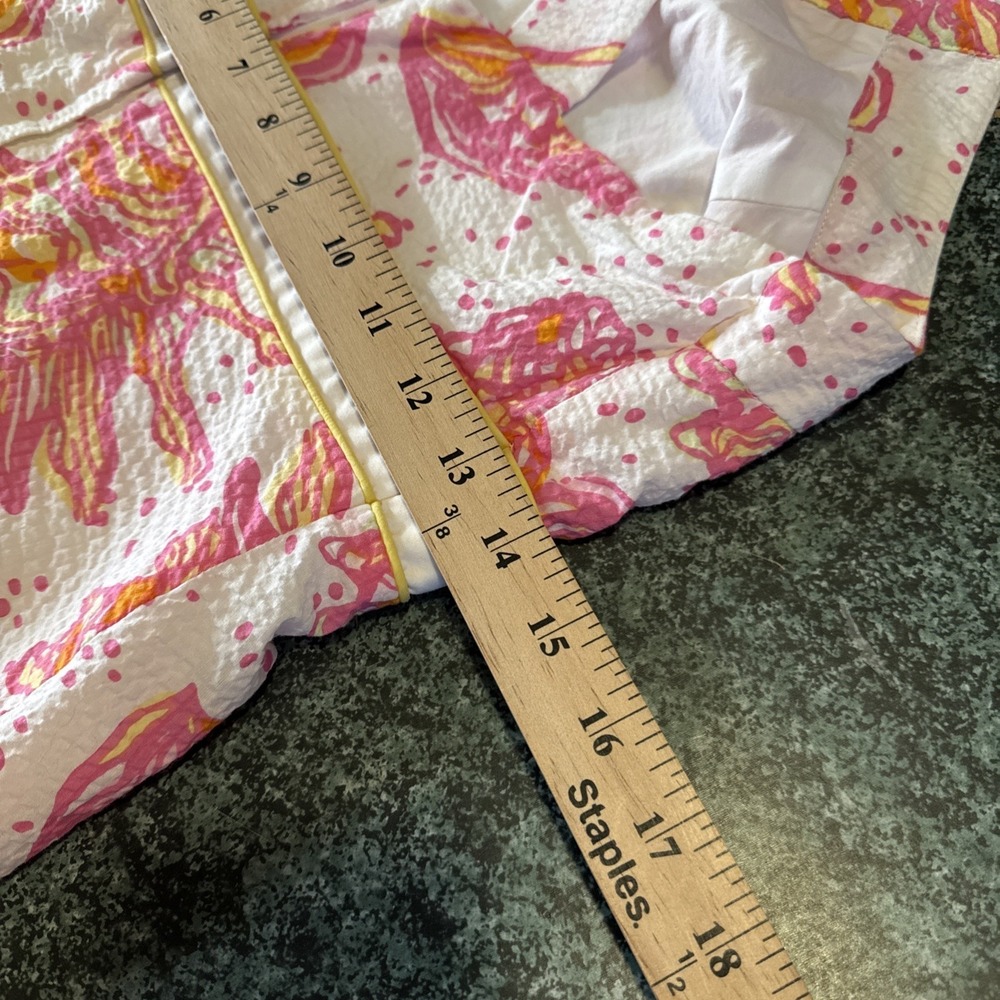 Lilly Pulitzer Tinsley Resort White Conched Out Halter Dress Resort Cruise SZ 6 - Picture 13 of 16